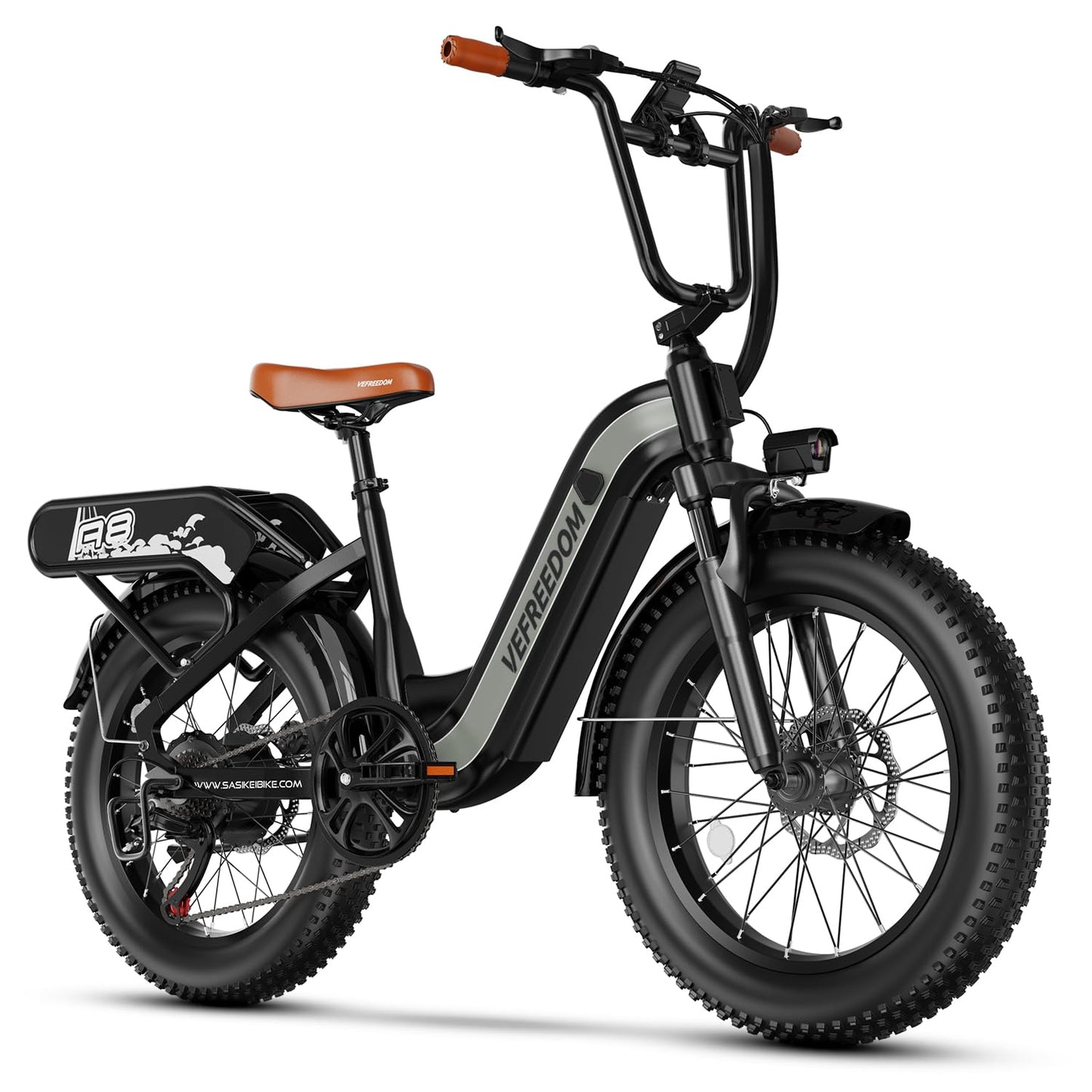 1500W Electric Bike for Adults Full Suspension,48/52v 20AH Electric Dirt Bike with 20" x 4.0 Fat Tire, Max 30+MPH & 70 Miles Electric Bicycle, Ebike for Snow, Mountains, Road UL Certified